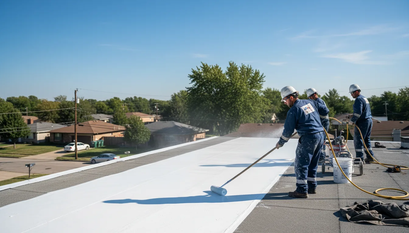 Commercial roof coating in Beverly, MA near me